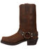 Image #5 - Durango Women's Harness Western Boots - Square Toe, Brown, hi-res