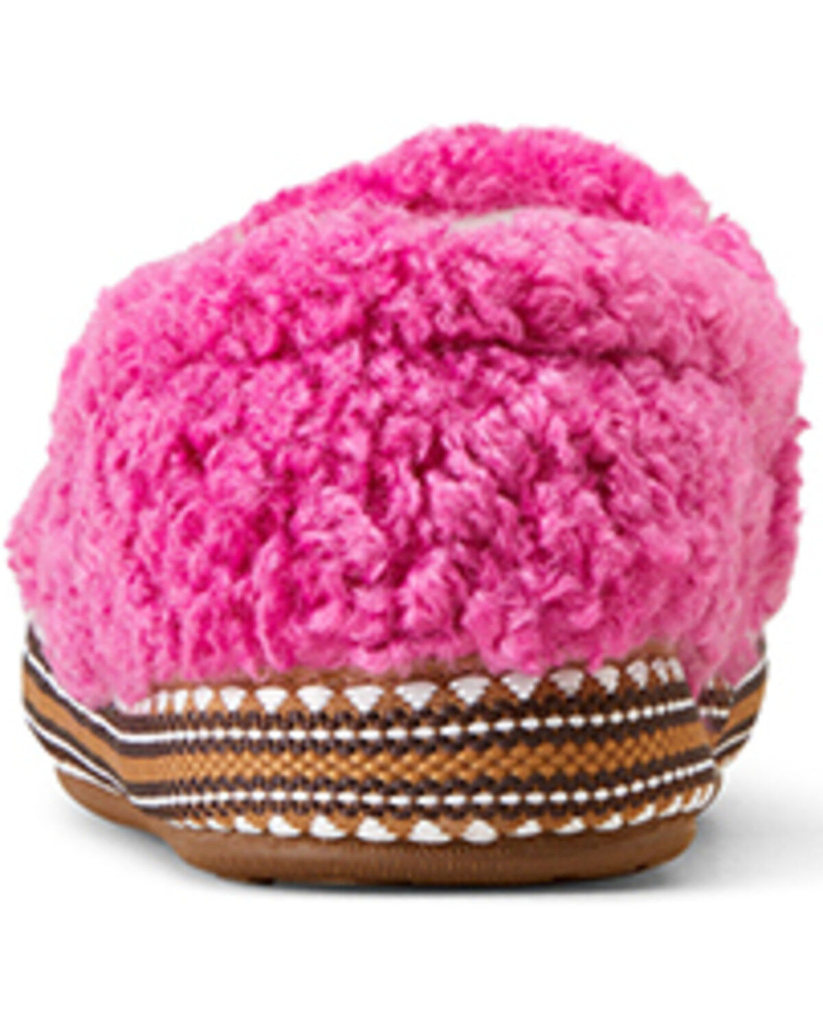Image #3 - Ariat Women's Snuggle Slipper - Round Toe, Pink, hi-res