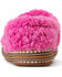 Image #3 - Ariat Women's Snuggle Slipper - Round Toe, Pink, hi-res