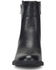 Image #4 - Born Women's Rigby Double Zipper Booties - Round Toe, Black, hi-res