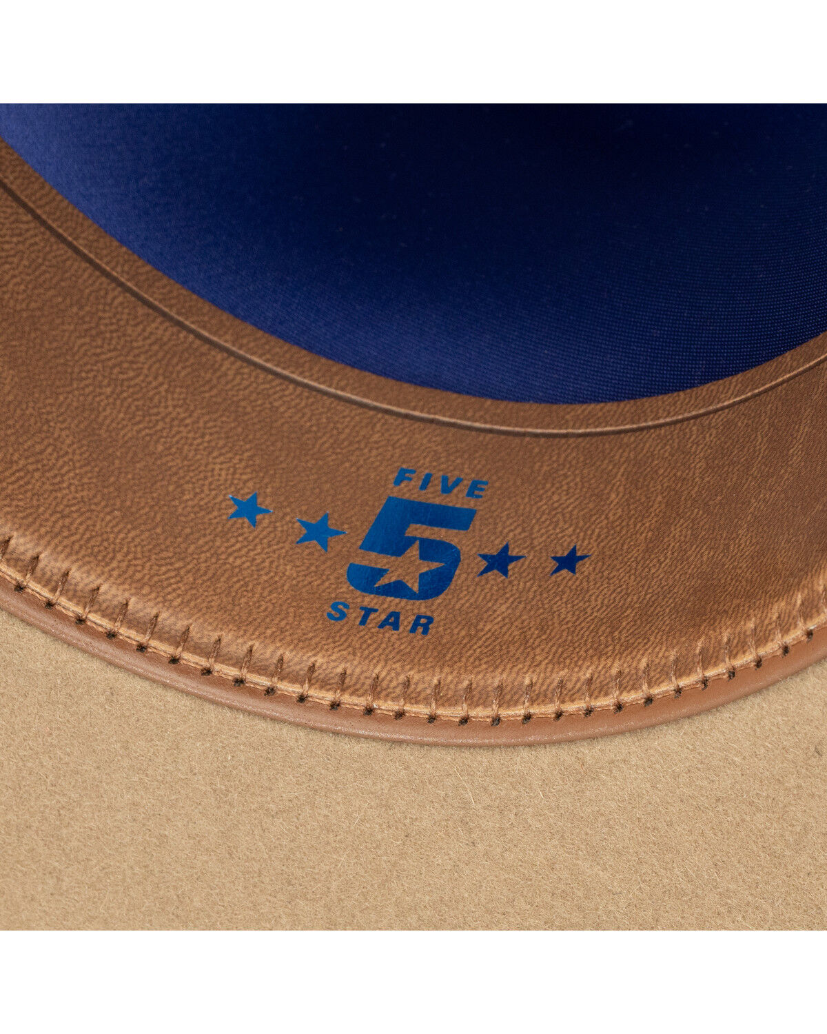 Image #5 - Resistol Five Star Felt Cowboy Hat, Sand, hi-res