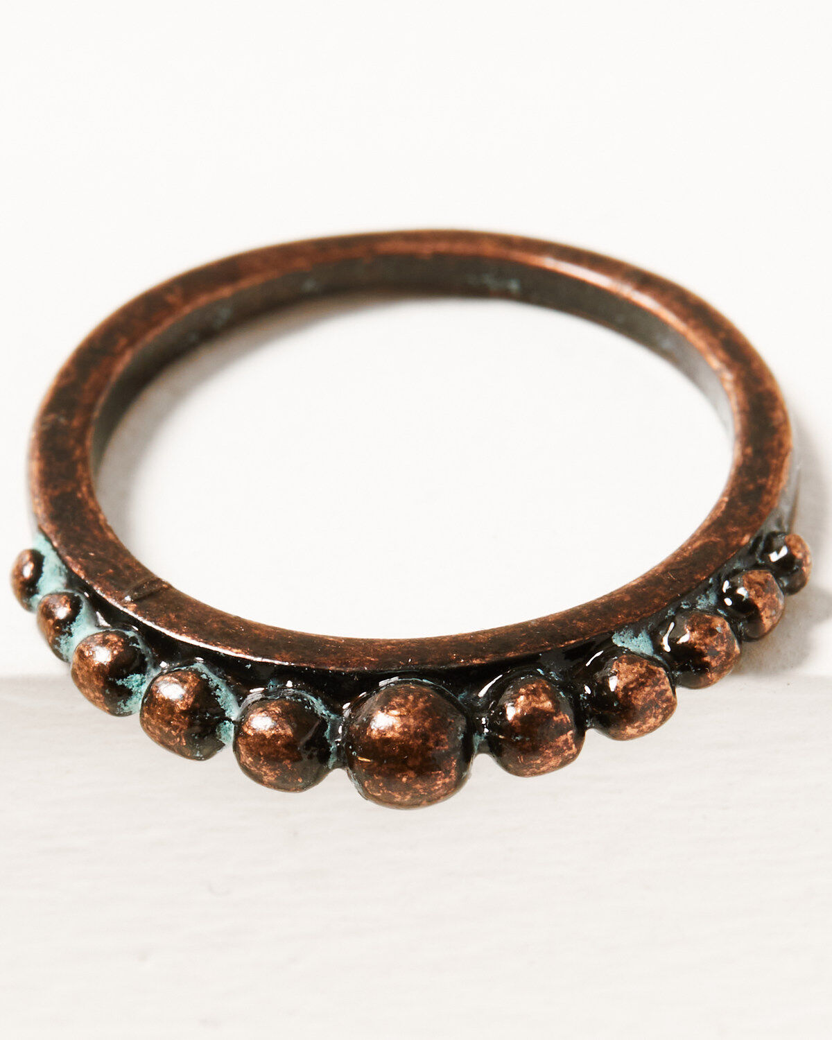 Image #5 - Shyanne Women's Bronze & Turquoise 4-Piece Ring Set, Rust Copper, hi-res
