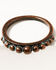 Shyanne Women's Bronze & Turquoise 4-Piece Ring Set, Rust Copper, hi-res