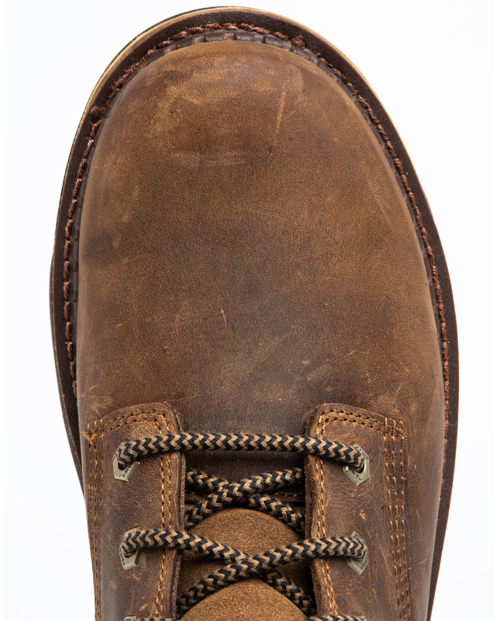 Image #6 - Hawx Men's Crew Chief Work Boots - Soft Toe, Dark Brown, hi-res