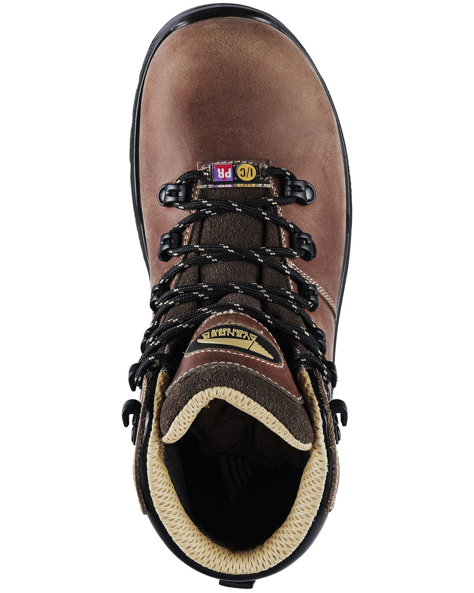 Image #6 - Avenger Women's Foundations Waterproof Work Boots - Composite Toe, Brown, hi-res