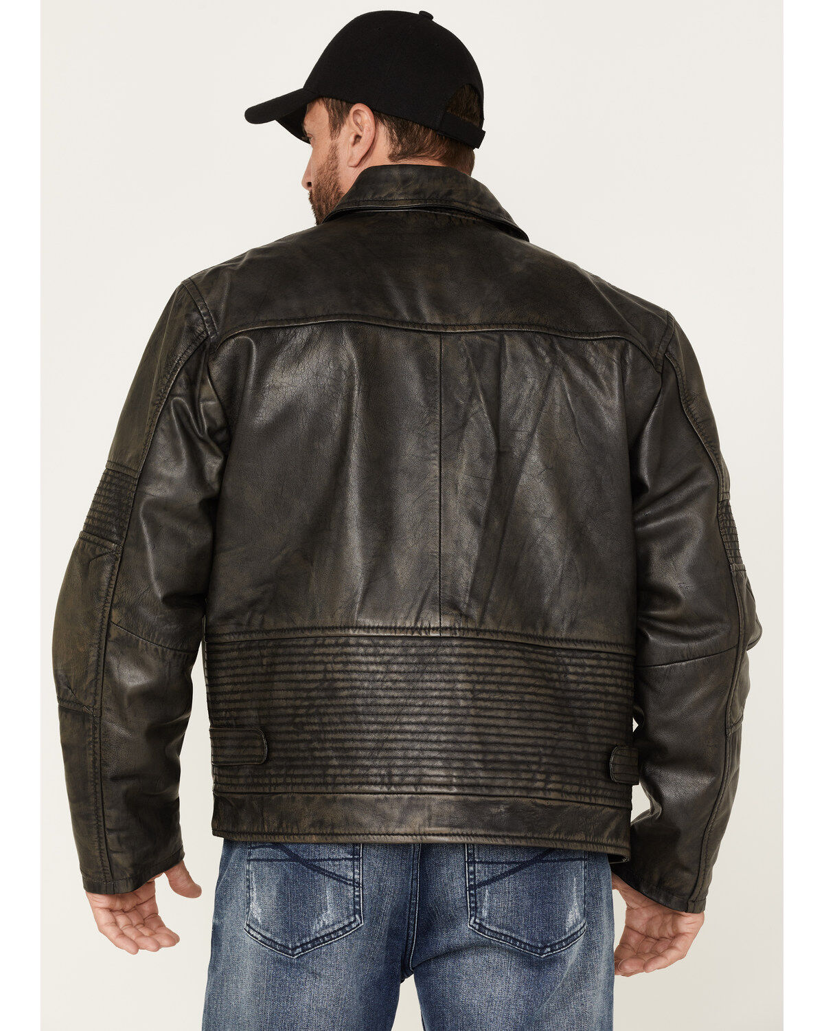 Image #4 - Cripple Creek Men's Zip-Front Concealed Carry Jacket, Black, hi-res