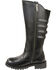 Image #3 - Milwaukee Leather Women's 15" High Rise Leather Riding Boots - Round Toe, Black, hi-res