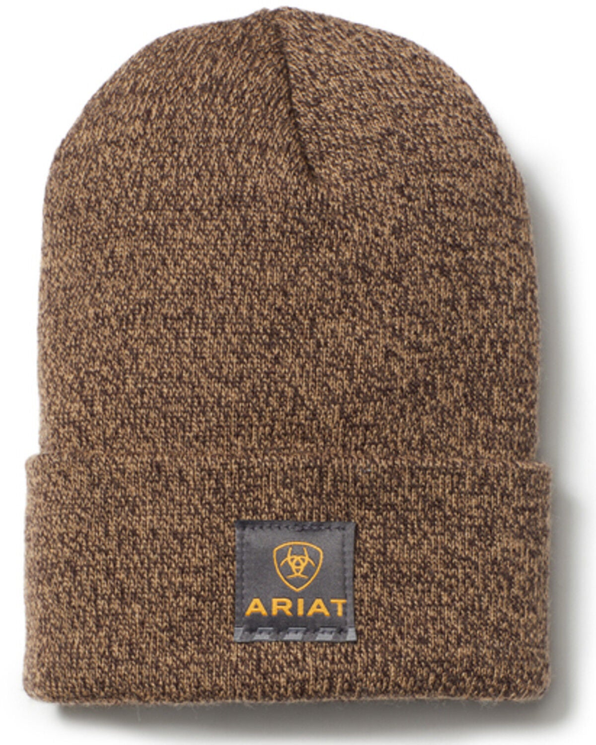 Image #1 - Ariat Rebar Work Beanie, Brown, hi-res