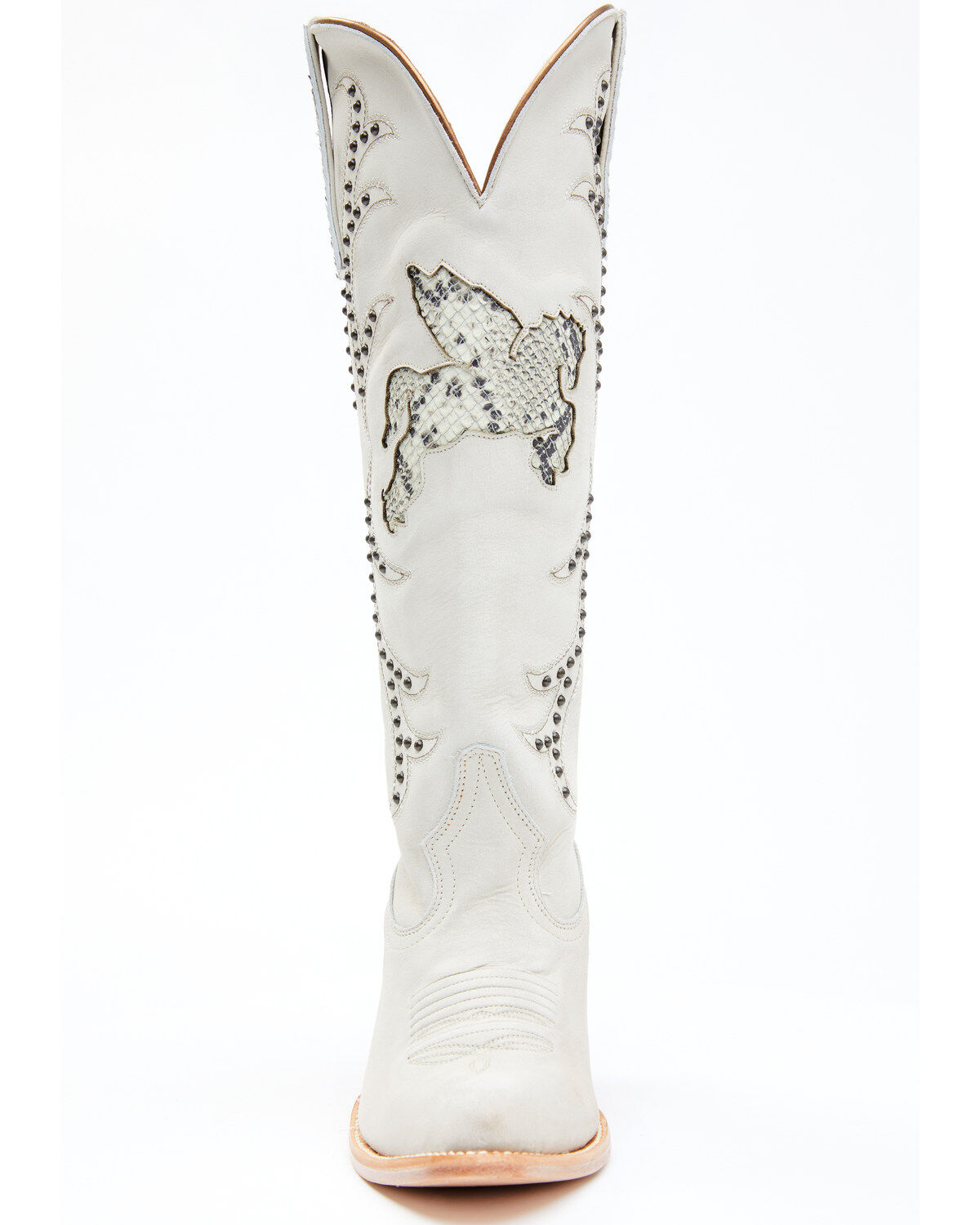 Image #3 - Idyllwind Women's Gambler Western Boots - Round Toe, White, hi-res