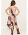 Hayden Girls' Patchwork Printed Dress, Pink, hi-res