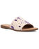 Image #1 - Dingo Women's Metallic Hairon Moo Moo Sandals, Fuchsia, hi-res