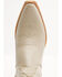 Image #6 - Lucchese Women's Cactus Western Booties - Snip Toe, Cream, hi-res