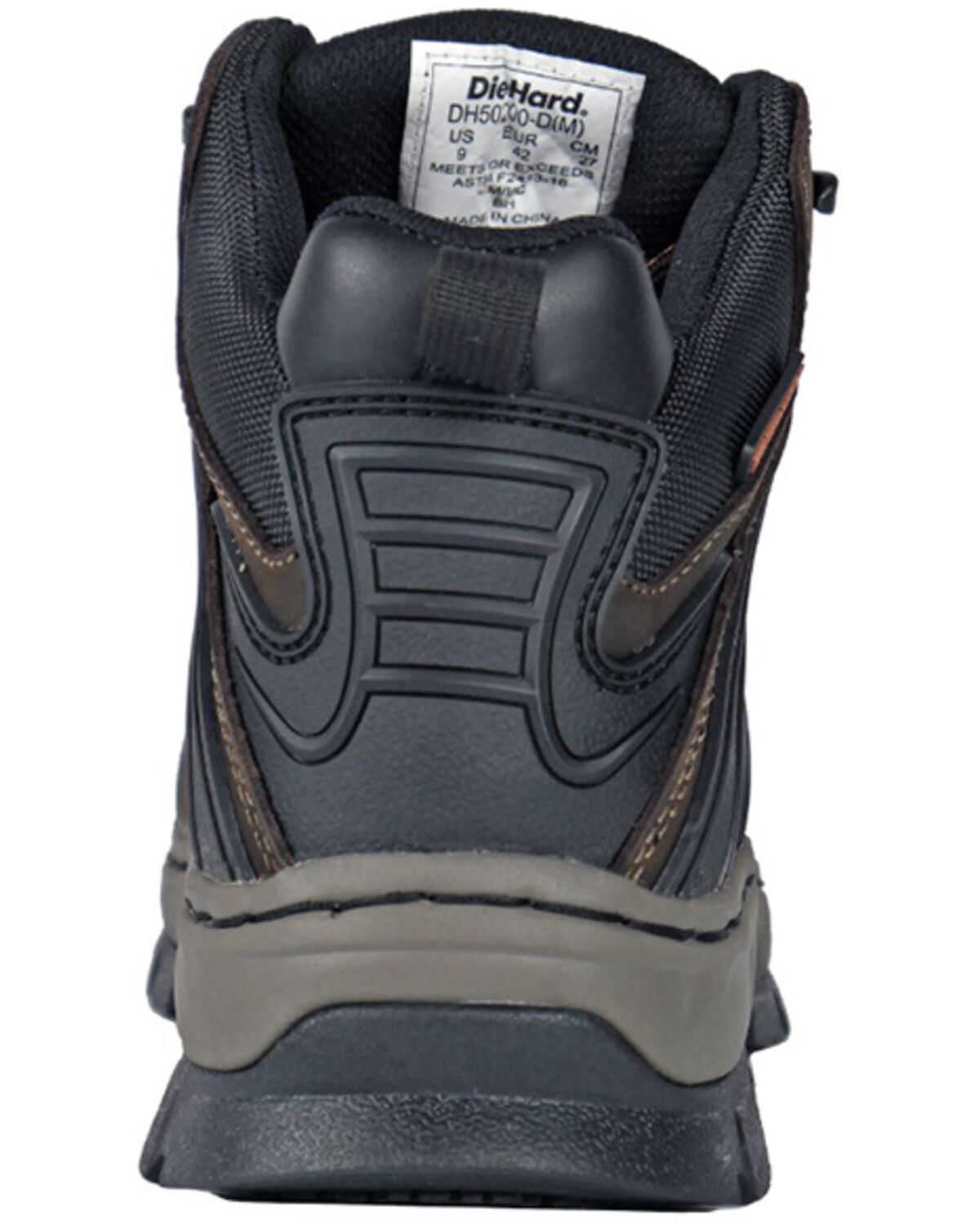 Image #5 - Die Hard Men's Squire Lace-Up Work Boots - Composite Toe, Brown, hi-res