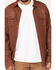 Image #4 - Brothers and Sons Men's Tencel Plaid Long Sleeve Button Down Western Flannel Shirt, Dark Orange, hi-res