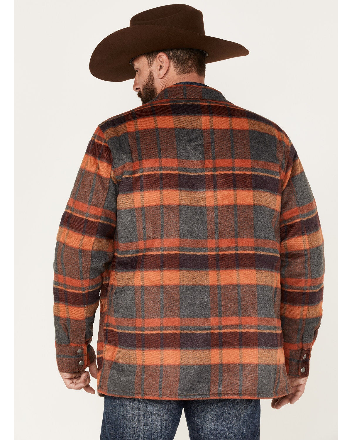 Wrangler Men's Plaid Print Snap Flannel 