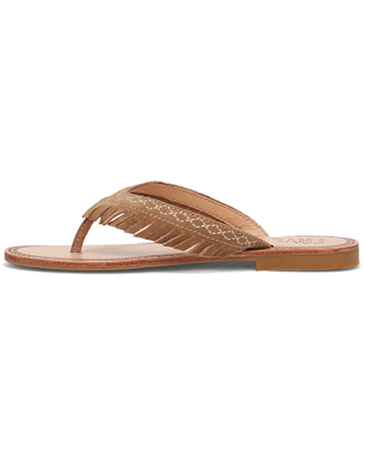 Image #3 - Frye Women's Ava Fringe Sandals, Brown, hi-res