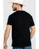 Cinch Men's Logo Flag Graphic T-Shirt , Black, hi-res