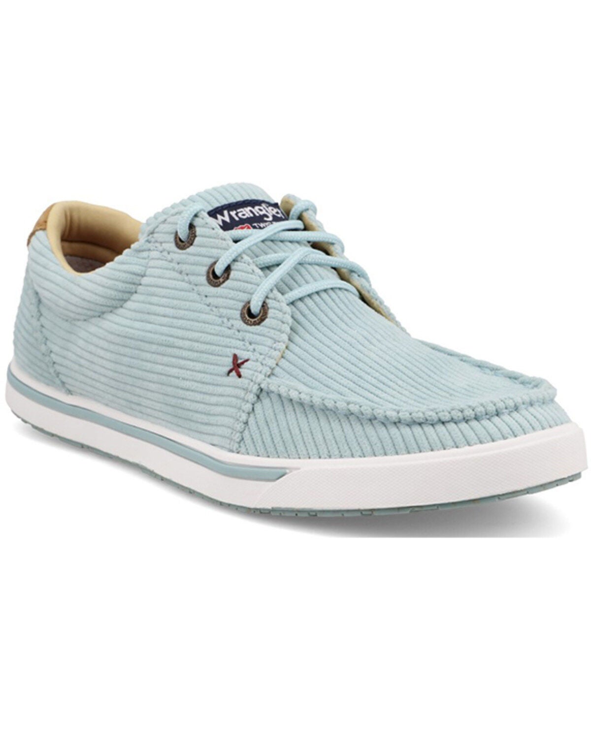 Wrangler by Twisted X Women's Kicks Causal Shoes - Moc Toe, Light Blue, hi-res