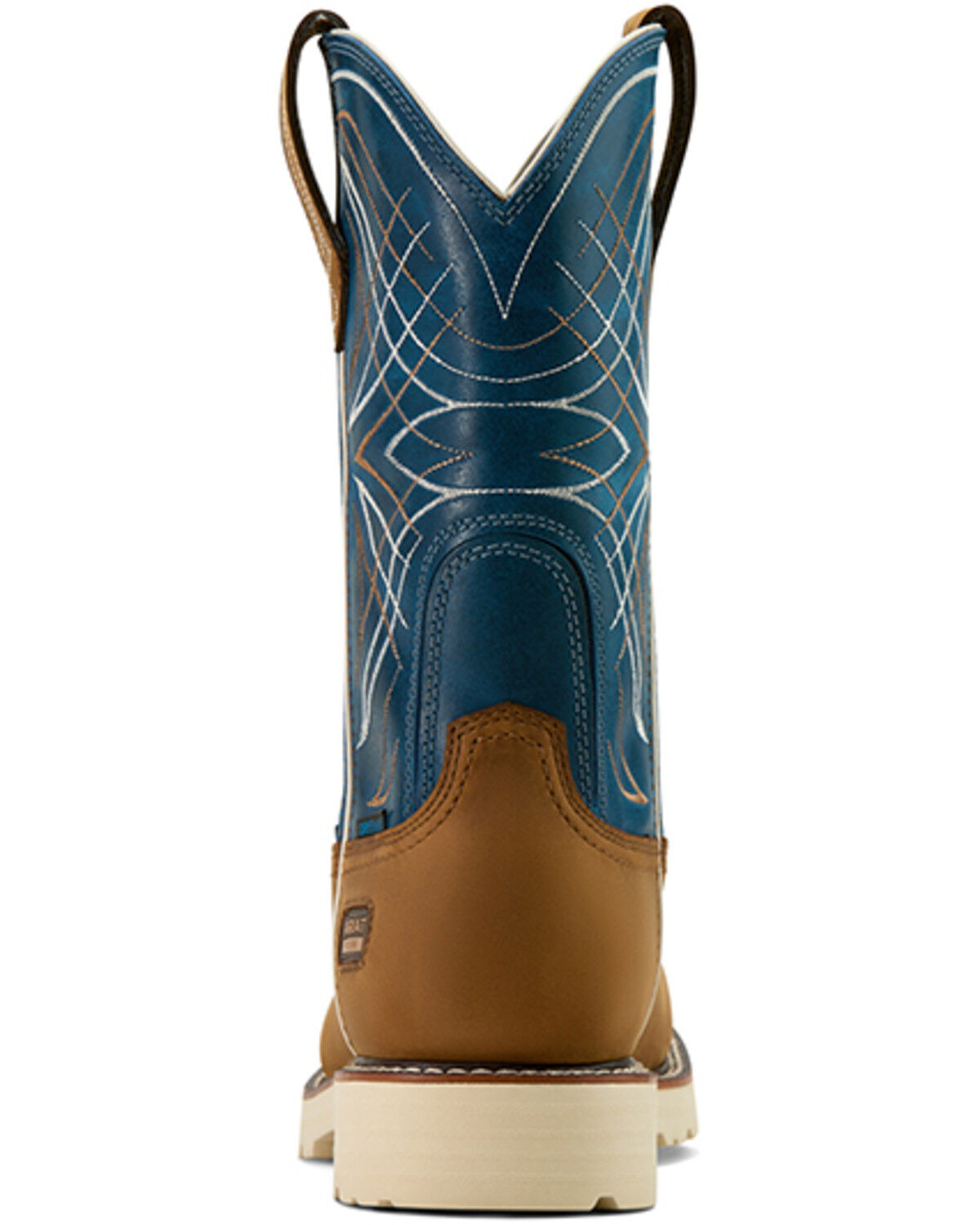 Image #3 - Ariat Men's Activator Waterproof Work Boots - Steel Toe, Brown, hi-res