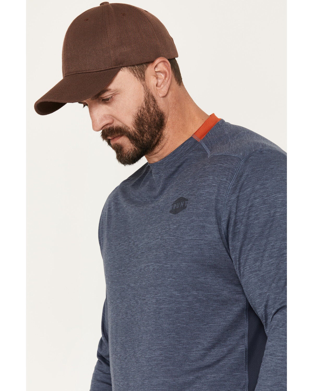 Image #2 - Brunt Workwear Men's McKenna Tech Long Sleeve Work Shirt, Navy, hi-res