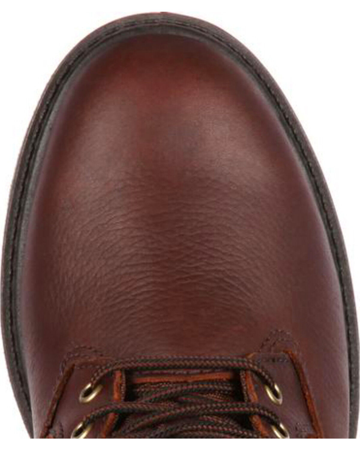 Image #6 - Georgia Men's Homeland Steel Toe Waterproof Work Boots, Brown, hi-res