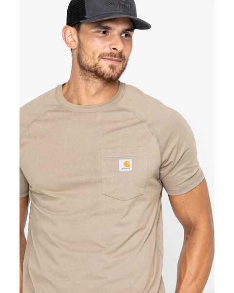 Image #2 - Carhartt Men's Force Cotton Short Sleeve Work T-Shirt , , hi-res