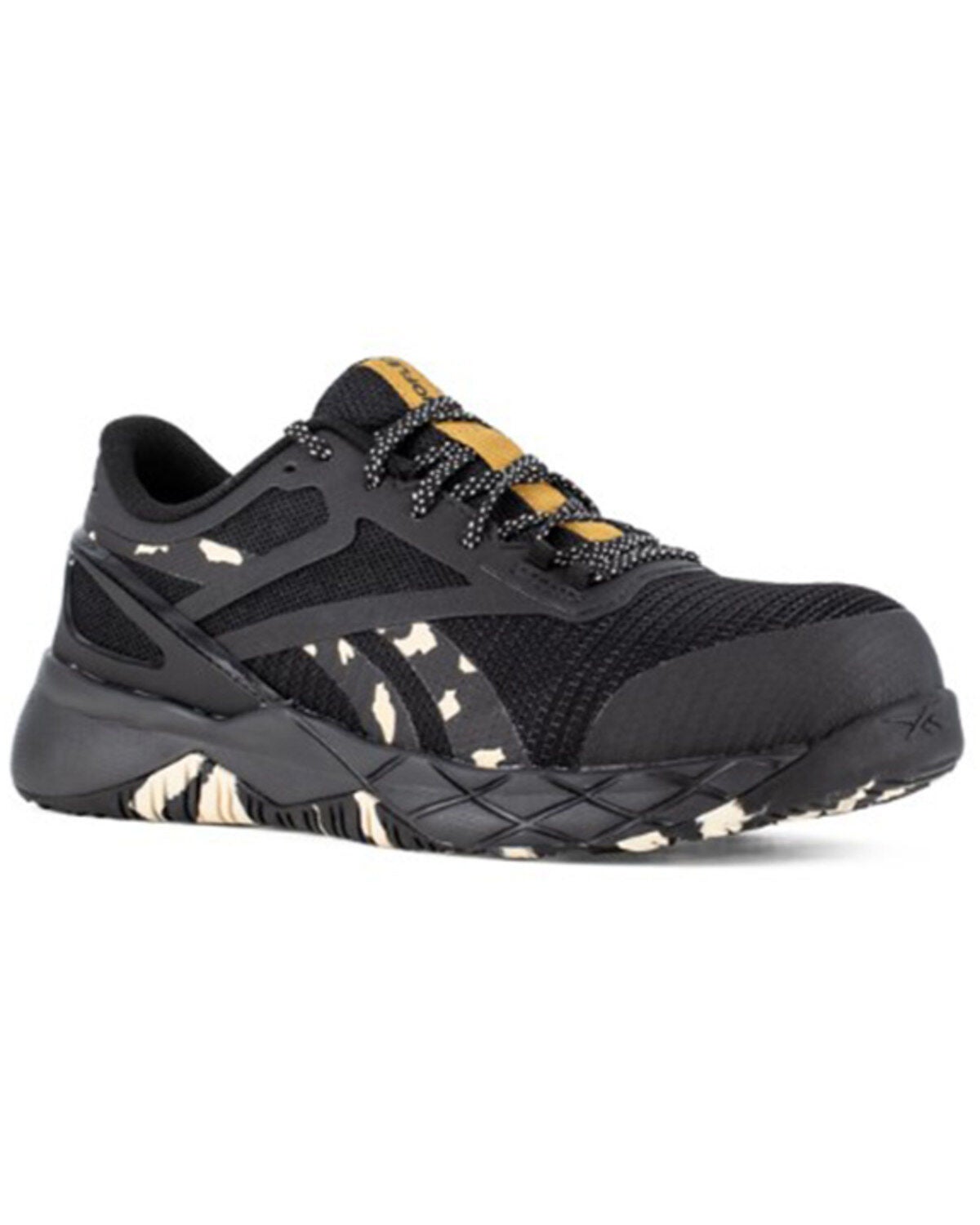 Reebok Women's Nanoflex TR Athletic Work Shoes - Composite Toe, Black, hi-res