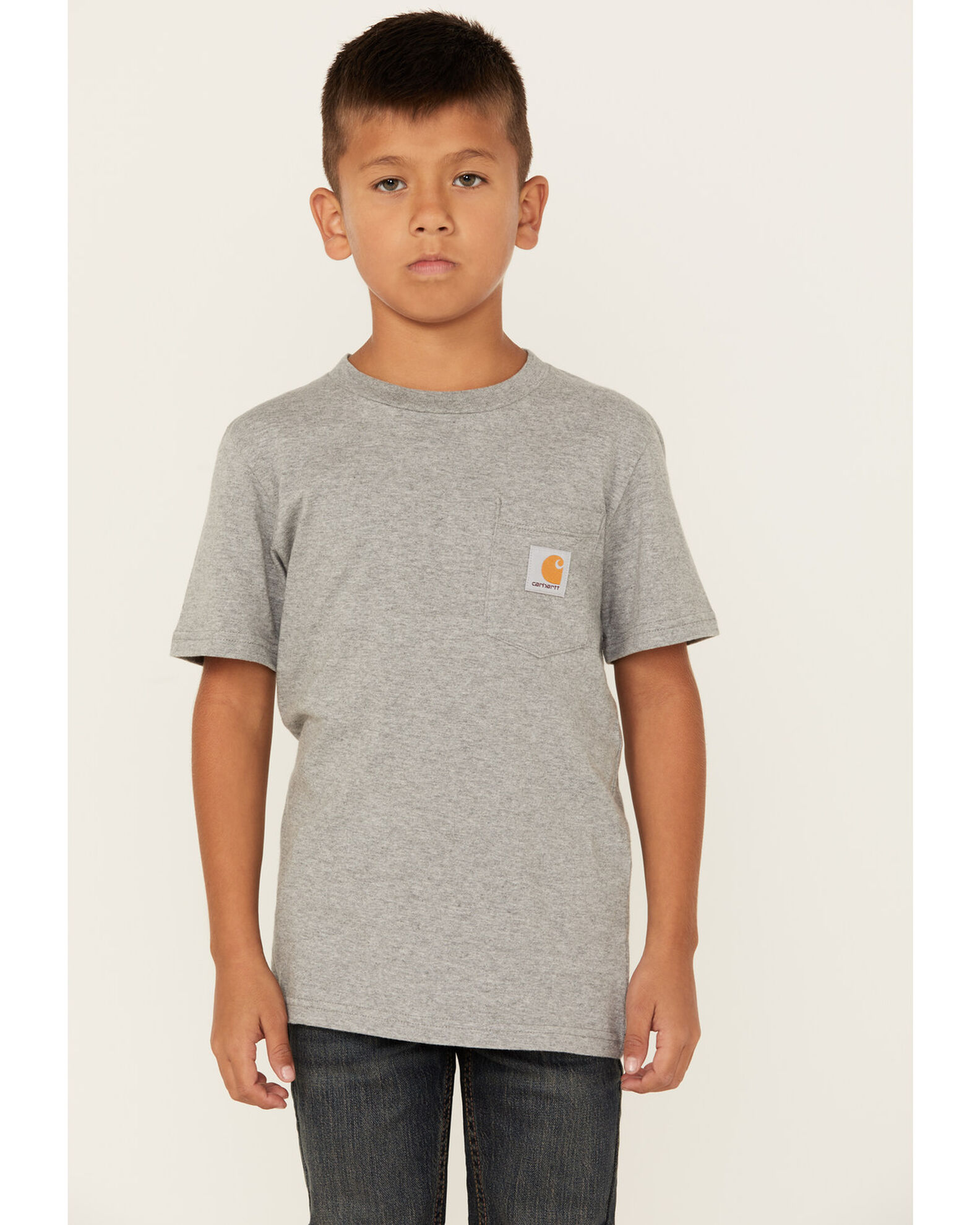 Carhartt Boys Logo Pocket Short Sleeve T Shirt Boot Barn