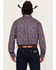 Image #4 - Ariat Men's Ty Floral Print Long Sleeve Button-Down Western Shirt, Dark Blue, hi-res