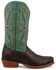 Image #2 - Twisted X Men's Reserve Exotic Full Quill Ostrich Western Boots - Square Toe, Jade, hi-res