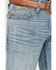 Image #2 - Ariat Men's M4 Corona Marston Light Wash Relaxed Straight Rigid Jeans, Light Wash, hi-res