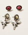 Image #4 - Shyanne Women's Bull Horn And Hoop Earring Set , Pink, hi-res