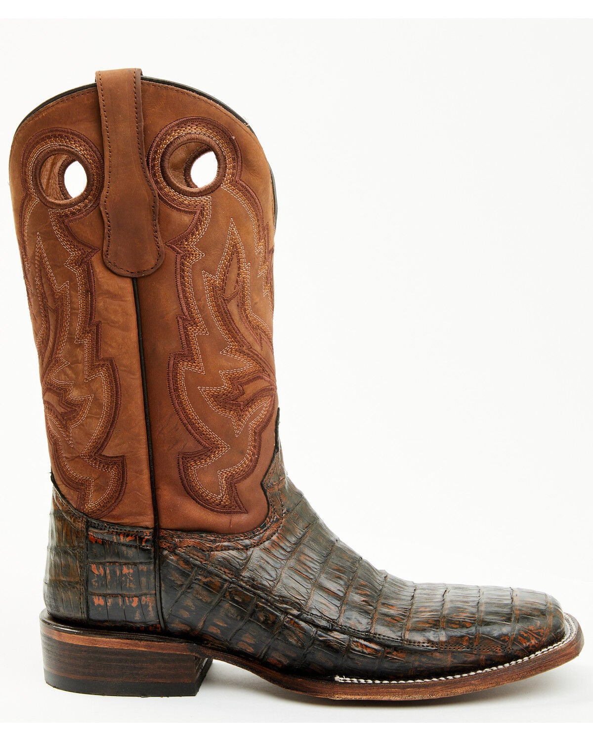 オンライン大阪 STALLION Caiman Western short Boots ジッパー 【公式 