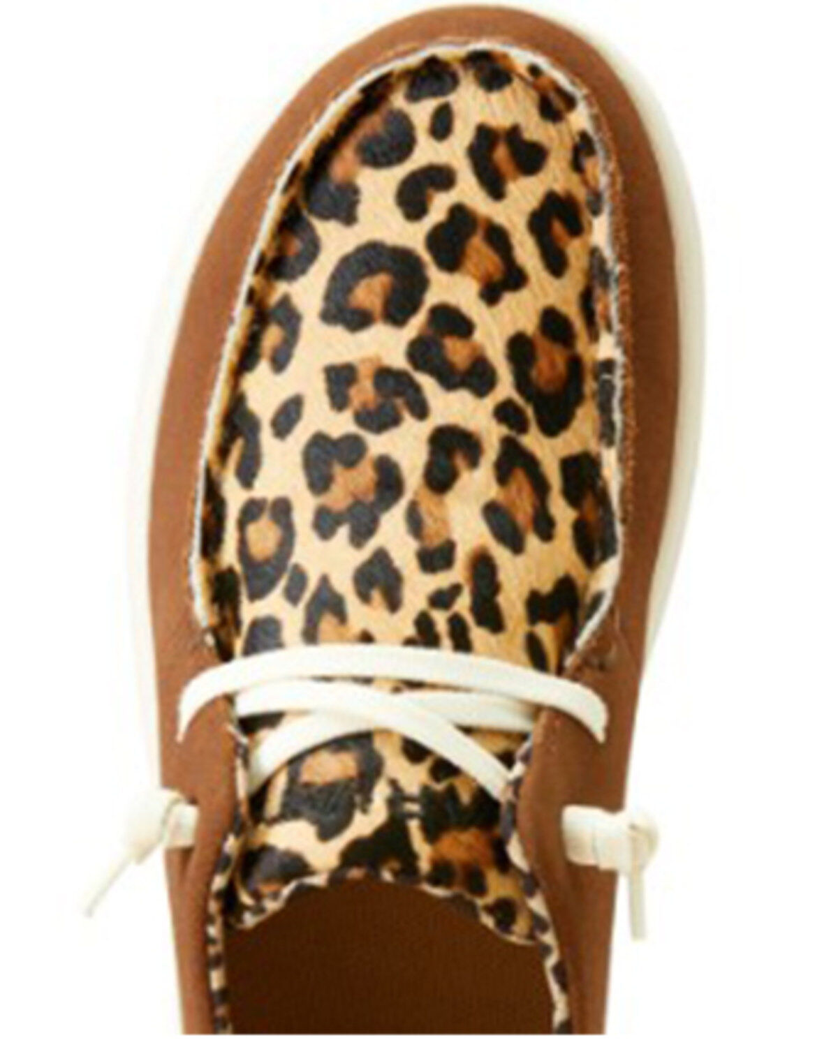 Image #4 - Ariat Women's Hilo Leopard Print Casual Shoes - Moc Toe, Brown, hi-res