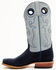 Horse Power Men's Marine Western Boots - Broad Square Toe, Navy, hi-res