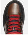 Keen Men's Red Hook Lace-Up Waterproof Work Boots - Soft Toe , Dark Brown, hi-res
