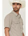 Image #2 - Gibson Trading Co Men's Sedona Tile Geo Print Short Sleeve Snap Western Shirt - Tall, Brown, hi-res