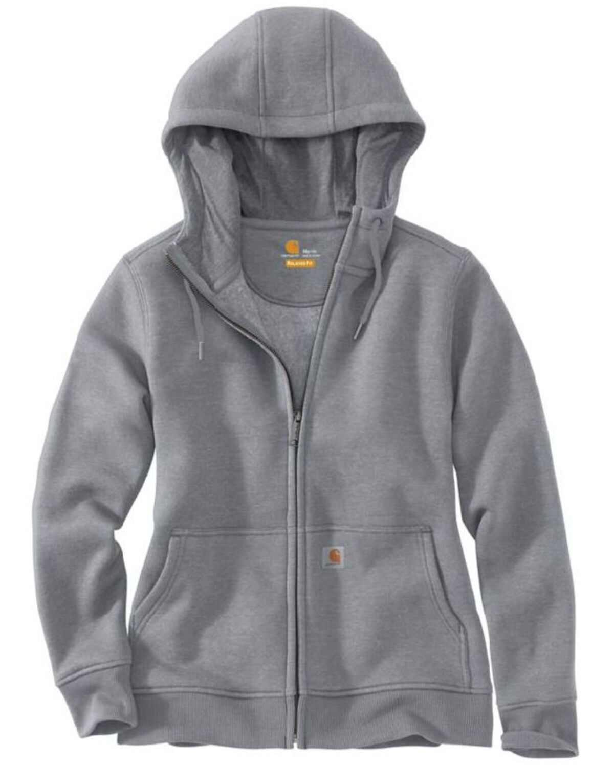 carhartt zip hoodie grey