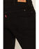 Image #4 - Levi's Men's 537 Western Bootcut Stretch Denim Jeans, Black, hi-res