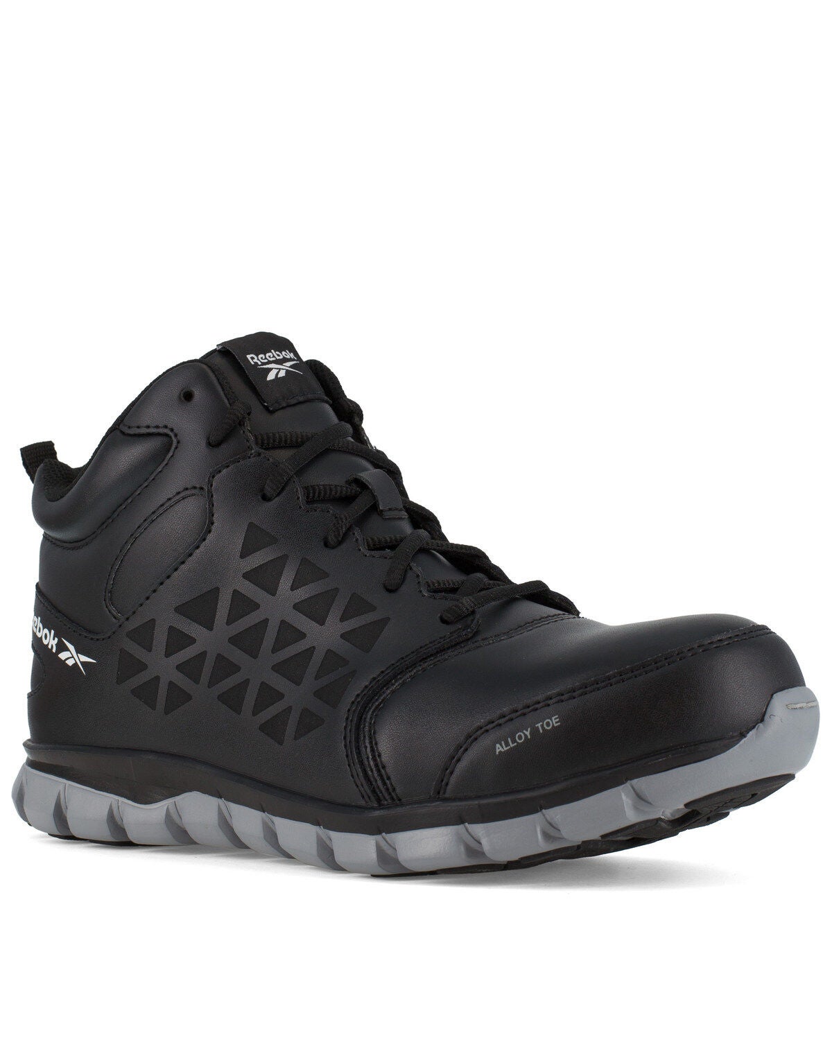 Reebok Women's Sublite Work Shoes - Alloy Toe, Black, hi-res