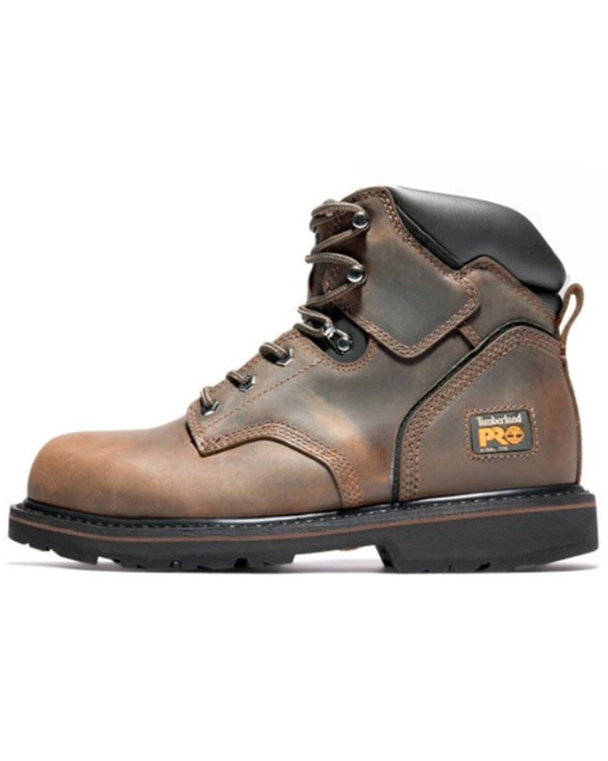 Image #3 - Timberland PRO Men's 6" Pit Boss Slip Resistant Work Boots - Steel Toe, Brown, hi-res