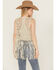 Image #4 - Wonderwest Women's Foiled Suede Vest, Cream, hi-res