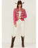 Image #2 - Double D Ranch Women's Festival of Colors Southwestern Geo Jacket, Pink, hi-res