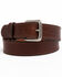 Hawx Men's Double-Stitched Work Belt, Brown, hi-res