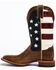 Shyanne Women's Magnolia Western Boots - Broad Square Toe, Brown, hi-res