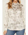 Image #3 - Rock & Roll Denim Women's Conversational Print Long Sleeve Fringe Snap Western Shirt, Black, hi-res