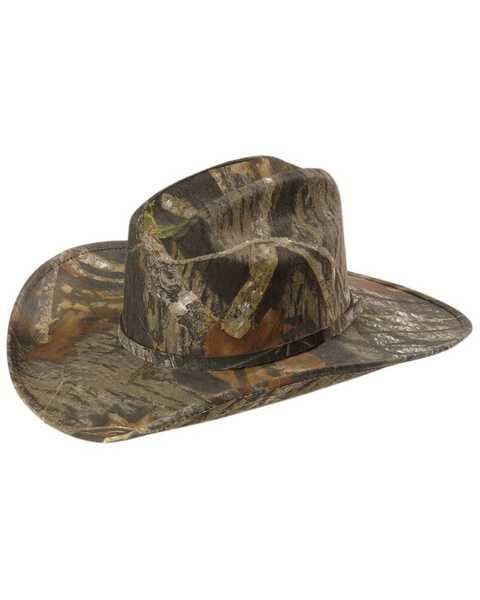Twister Camo Canvas Cowboy Hat, Camouflage, hi-res