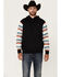 Image #1 - Hooey Men's Legendary Serape Sleeve Hooded Sweatshirt, , hi-res