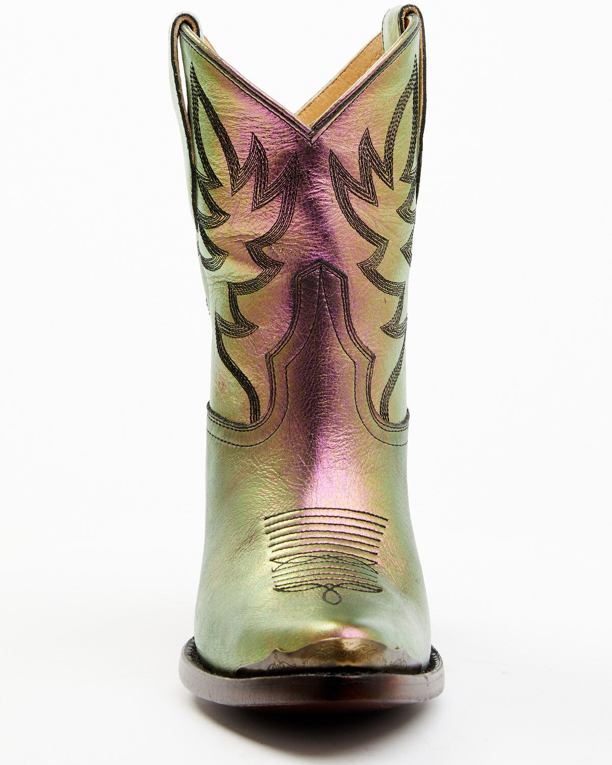 Image #4 - Idyllwind Women's Dazzled Iridescent Metallic Leather Booties - Pointed Toe, , hi-res