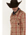 Justin Men's Plaid Print Jackson Shirt Jacket, Beige/khaki, hi-res